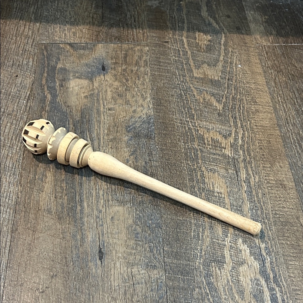Mexican Wooden Molinillo Mixer For Stirring Chocolate Wooden Hand‎ Carved 11 in